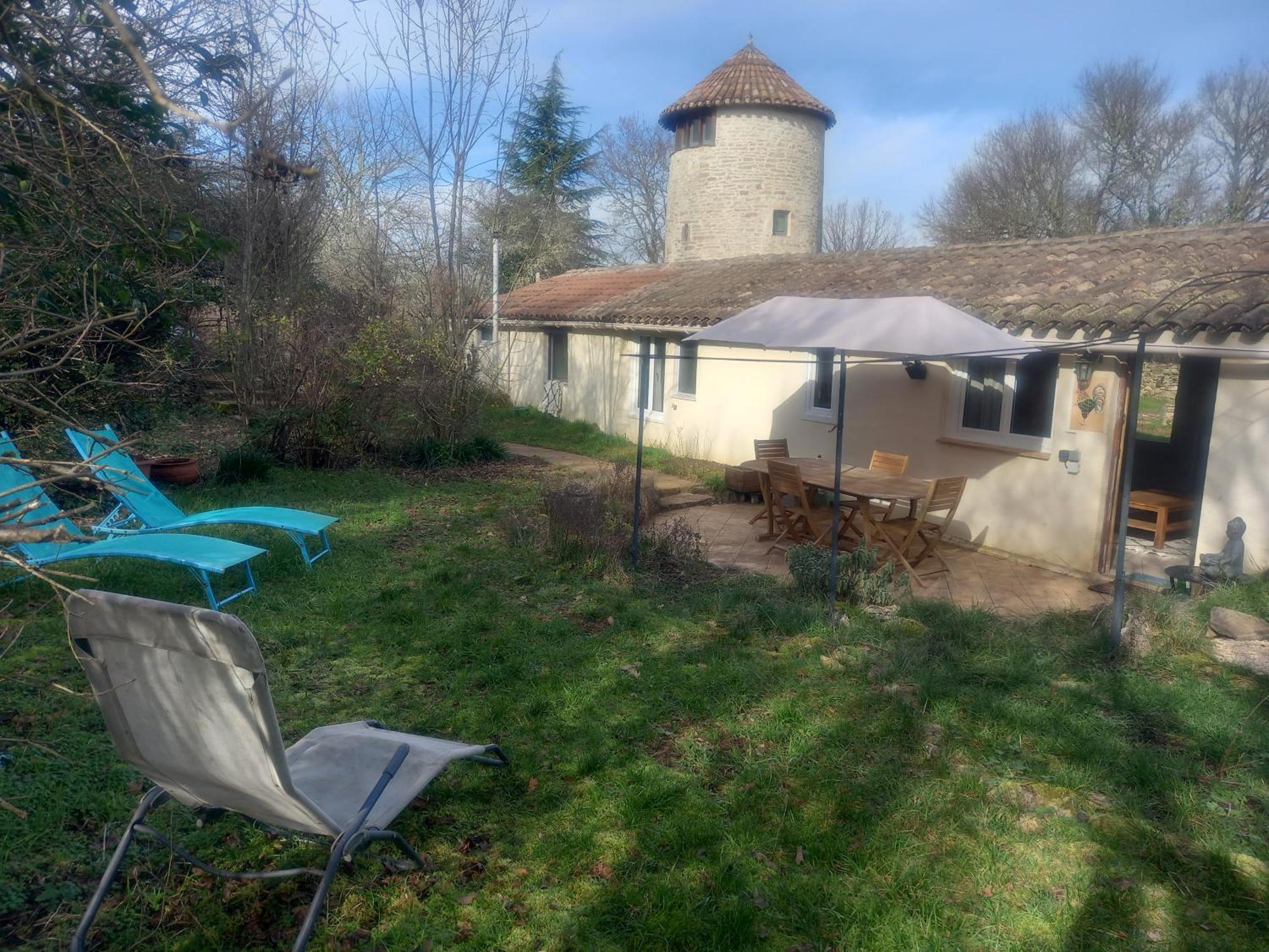 La Longere Du Moulin Villa Laburgade Exterior foto